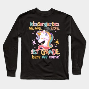 Kindergarten Graduation Magical Unicorn Gift Long Sleeve T-Shirt